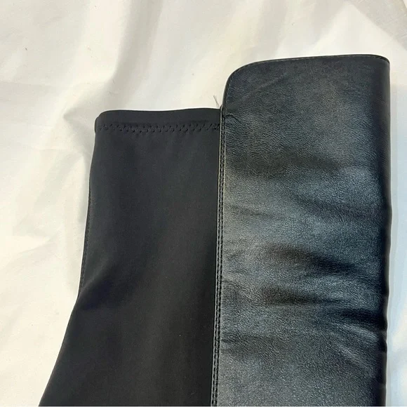 Bamboo over the knee chunky flat heel boots. Size 10 - Picture 9 of 10